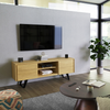 Simpli Home - Lowry TV Media Stand - Oak