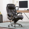 Serta - Lautner Executive Office Chair - Black with Gray Mesh