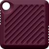 LAUT - Capsule Impkt Case for Apple AirTag - Plum