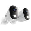 Night Owl - Add_On 2-Camera Deterence 2K Security Camera with 2-Way Audio - White