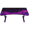 Arozzi - Arena Ultrawide Curved Gaming Desk - Purple Galaxy