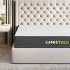 GhostBed 10” Gel Memory Foam Mattress Queen - White