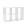 Linon Home Décor - Chabis 6-Cubby Storage Cabinet - White