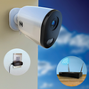 Night Owl - Wi-Fi IP Plug In 4K HD Deterrence Camera with 2-Way Audio and Audio Alerts and Siren - White