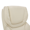 Serta - Big and Tall Bonded Leather Executive Chair - Ivory