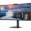 AOC - CU34V5CW Widescreen LED Monitor 34 LED Curved Monitor with HDR (USB, HDMI) - Black