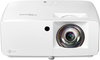 Optoma - UHZ35ST Compact Short Throw Laser Home Theater and Gaming Projector, 4K UHD Laser, High Bright 3,500 Lumens - White