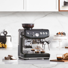 Breville - the Barista Express Impress Espresso Machine - Black Truffle