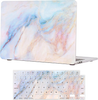 SaharaCase - Hybrid-Flex Arts Case for Apple MacBook Pro 16" M1, M2, M3 Chip Laptops - Marble Blue