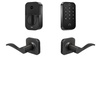 Yale - Assure 2 Norwood Lever Smart Lock Wi-Fi Replacement Deadbolt with Keypad and App Access - Black Suede