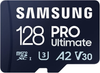 SAMSUNG PRO Ultimate + Adapter 128GB microSDXC Memory Card, Up-to 200 MB/s, UHS-I, C10, U3, V30, A2