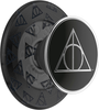 PopSockets - MagSafe Round PopGrip Cell Phone Grip & Stand, with Adapter Ring - Enamel Deathly Hallows