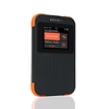 Solis - 5G Mobile Wi-Fi Hotspot - Local & International Coverage Router with Lifetime Data Plan - Black / Orange