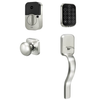Yale - Assure 2 Ridgefield Handle Smart Lock Wi-Fi Replacement Deadbolt with Touchscreen and App Access - Satin Nickel