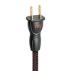 AUDIOQUEST - 2.0M NRG-Z2 US POWER CORD - Dark Red/Black