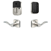 Yale - Assure 2 Norwood Lever Smart Lock Wi-Fi Replacement Deadbolt with Touchscreen and App Access - Satin Nickel