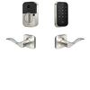 Yale - Assure 2 Norwood Lever Smart Lock Wi-Fi Replacement Deadbolt with Keypad and App Access - Satin Nickel