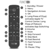 Function 101 - Function101 Button Remote for Apple TV Bluetooth - Black