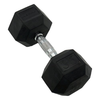 Inspire Fitness 35LB Rubber Dumbbell - Black