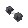 Inspire Fitness 15LB Rubber Dumbbell - Black