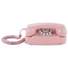 Ooma - Retro Princess Dial Phone with Home Phone Service and $50 International Credit - Pink