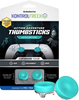 KontrolFreek - Action Lotus Thumbsticks, PlayStation 5 - Teal/Clear