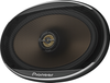 Pioneer - 6" x 9" 2-way Car Speakers Aramid Fiber-reinforced IMPP cone (Pair) - Black