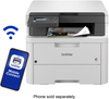 Brother - HL-L3300CDW Wireless Color Digital Printer with Laser Quality Output and Convenient Copy and Scanning - White