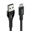 AUDIOQUEST - 1.5M CARBON USB 2.0 MICRO B - Gray/Black