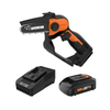 Worx WG324 20V Power Share 5" Cordless Pruning Saw (Battery and Charger Included) - Black