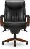 La-Z-Boy - Edmonton Big and Tall Bonded Leather Executive Office Chair - Black