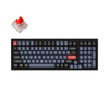 Keychron - K4 Pro Red Switch Mechanical Keyboard Mac or PC - Black