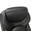 Serta - Upholstered Back in Motion Health & Wellness Manager Office Chair - Bonded Leather - Black