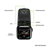 Wristcam - Camera Band Small/Medium (Fits 38-41mm) for Apple Watch Ultra, Series 9, Series 8 , Series SE - Black