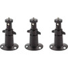 Wasserstein - Wall Mount for Blink XT2 Outdoor & Indoor Camera (3-Pack) - Black