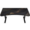 Arozzi - Arena Ultrawide Curved Gaming Desk - Black Gold