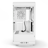 HYTE - Y40 ATX Mid-Tower Case with PCIe 4.0 Riser Cable - White/White