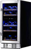 NewAir - 29-Bottle Factory Refurbished Wine Cooler - Stainless Steel