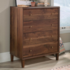 Sauder - Willow Place 4 Drawer Chest Gw - Walnut