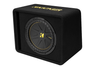 KICKER - CompC 12" Loaded Enclosures Single-Voice-Coil 2-Ohm Subwoofer - Black