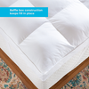 Linenspa Essentials - 3" Twin XL Down Alternative Mattress Topper - White