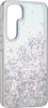 Insignia™ - Hard-Shell Case for Samsung Galaxy S24 - Glitter Gradient (Clear)