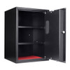 Barska - 1.45 Cu. Ft. Safe with Electronic Keypad Lock - Black