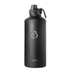 Buzio - 87oz Insulated Water Bottle with Straw Lid and Spout Lid - Black