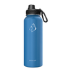 Buzio - 40oz Insulated Water Bottle with Straw Lid and Spout Lid - Blue