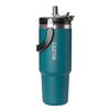 Buzio - 30oz Tumbler water bottle with Handle - Blue