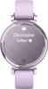 Garmin - Lily 2 Smartwatch 34 mm Anodized Aluminum - Metallic Lilac with Lilac Silicone Band