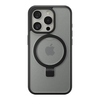 Insignia™ - Hard-Shell Case with MagSafe Kickstand for iPhone 15 Pro - Black