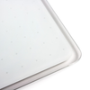 Floortex Glass Magnetic Grid Board 17" x 23" in White - White