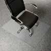 Floortex Basic Plus Polycarbonate 48" x 53" Chair Mat for Low Pile Carpets - Clear